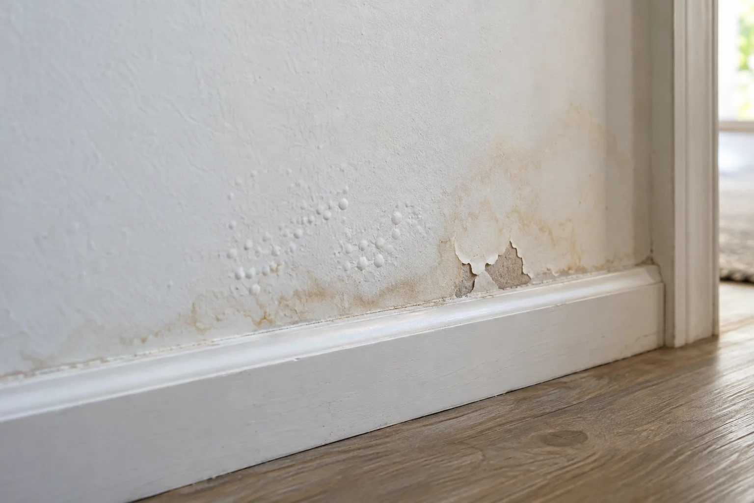 How to Spot Hidden Water Damage Behind Walls
